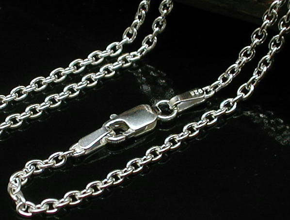 ネックレス メンズ シルバー925 リングネックレス シンプル シルバーネックレス メンズ ツイン ダブル リング ペンダント アクセサリー SV925 幅2.3mm あずきチェーン付き