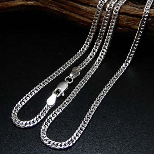 幅1.8mm ダブル喜平 太い チェーン ネックレス シルバー925 喜平ネックレス メンズネックレス シルバーネックレス シルバーチェーン ネックレス メンズ ダブル キヘイ きへい シンプル 喜平チェーン