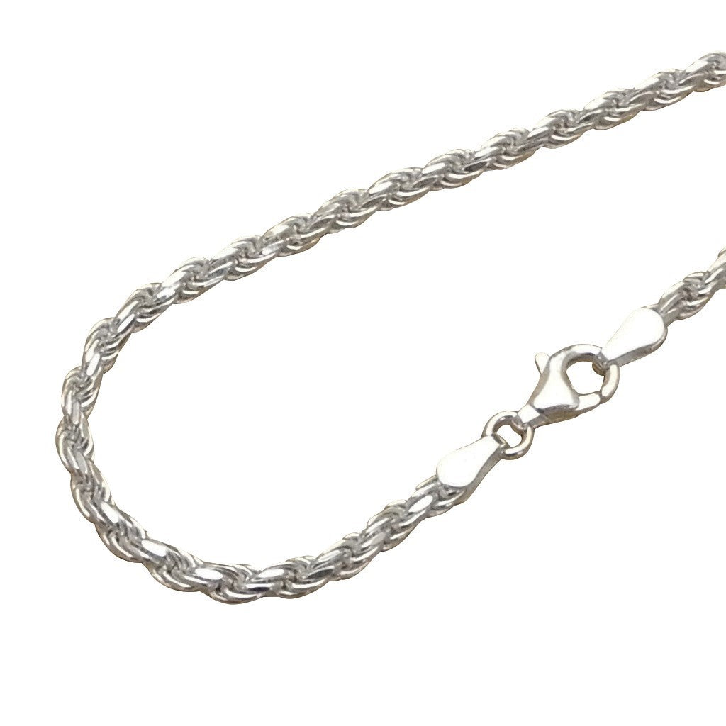 ロープチェーンネックレス シルバー925 カット ロープ ネックレス チェーン メンズ シルバーネックレス メンズネックレス シルバーチェーン メンズ レディース 男 女兼用 鎖 のみ 【幅2.3mm/40cm45cm50cm55cm60cm70cm】