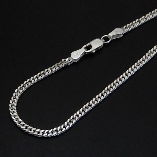 幅2.6mm ダブル喜平 太い チェーン ネックレス シルバー925 喜平ネックレス メンズネックレス シルバーネックレス シルバーチェーン ネックレス メンズ ダブル キヘイ きへい シンプル 喜平チェーン