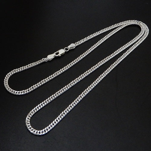 幅2.6mm ダブル喜平 太い チェーン ネックレス シルバー925 喜平ネックレス メンズネックレス シルバーネックレス シルバーチェーン ネックレス メンズ ダブル キヘイ きへい シンプル 喜平チェーン