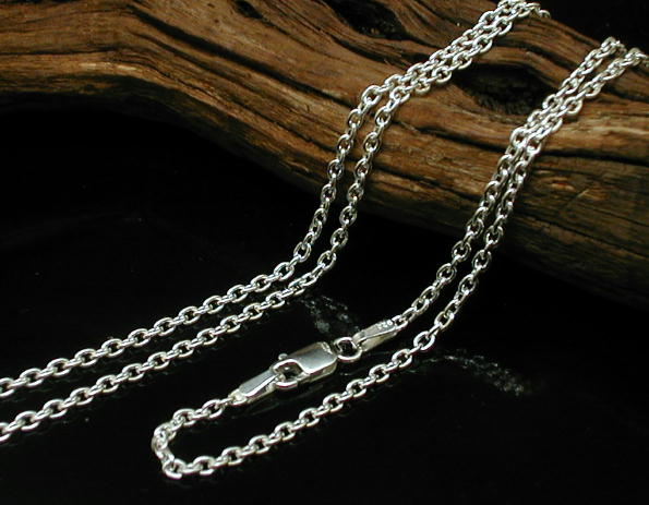 【幅2.3mm 長さ45cm/50cm/55cm/60cm】シルバー925 チェーン ネックレス メンズ シルバー ネックレス チェーンネックレス メンズ チェーン あずきチェーン シルバーネックレス メンズ 小豆チェーン アズキ チェーンのみ 銀 鎖