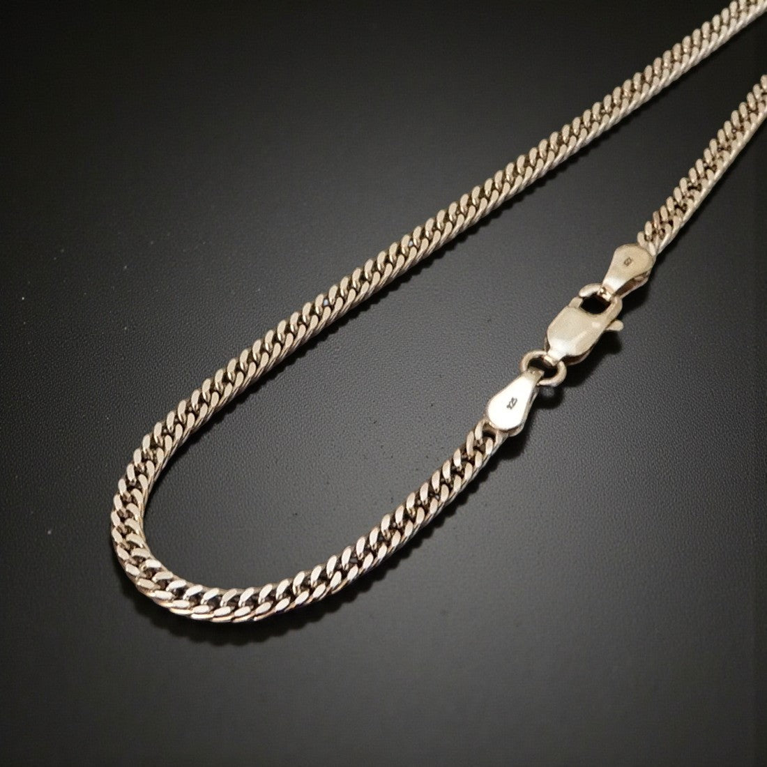 ロジウム加工 2.6mm ダブル喜平 チェーン ネックレス シルバー925 喜平ネックレス メンズネックレス シルバーネックレス シルバーチェーン ネックレス メンズ ダブル キヘイ きへい シンプル 喜平チェーン